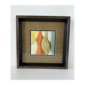 Framed Art "Coalescence II" by Lanie Loreth 11 inch x 11 inch double mat